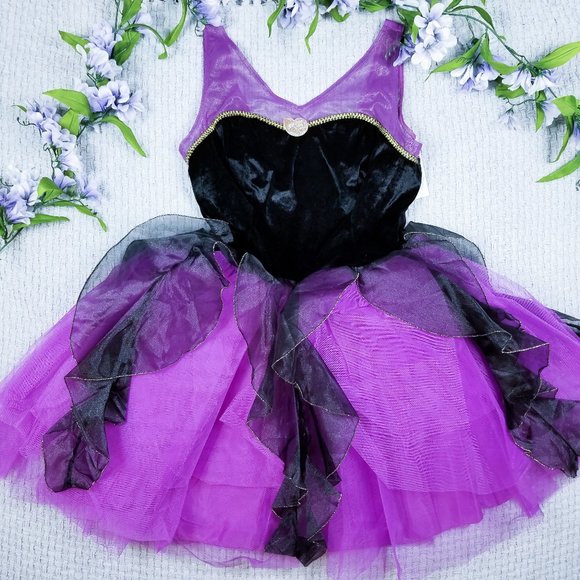 Disney Dresses & Skirts - Disney Store purple/black tutu Ursula dress